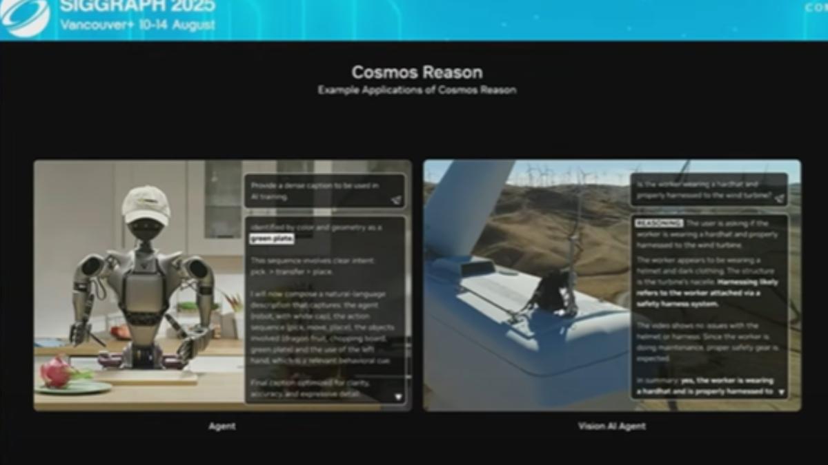 輝達新模型讓機器人有推理大腦 (圖/NVIDIA)