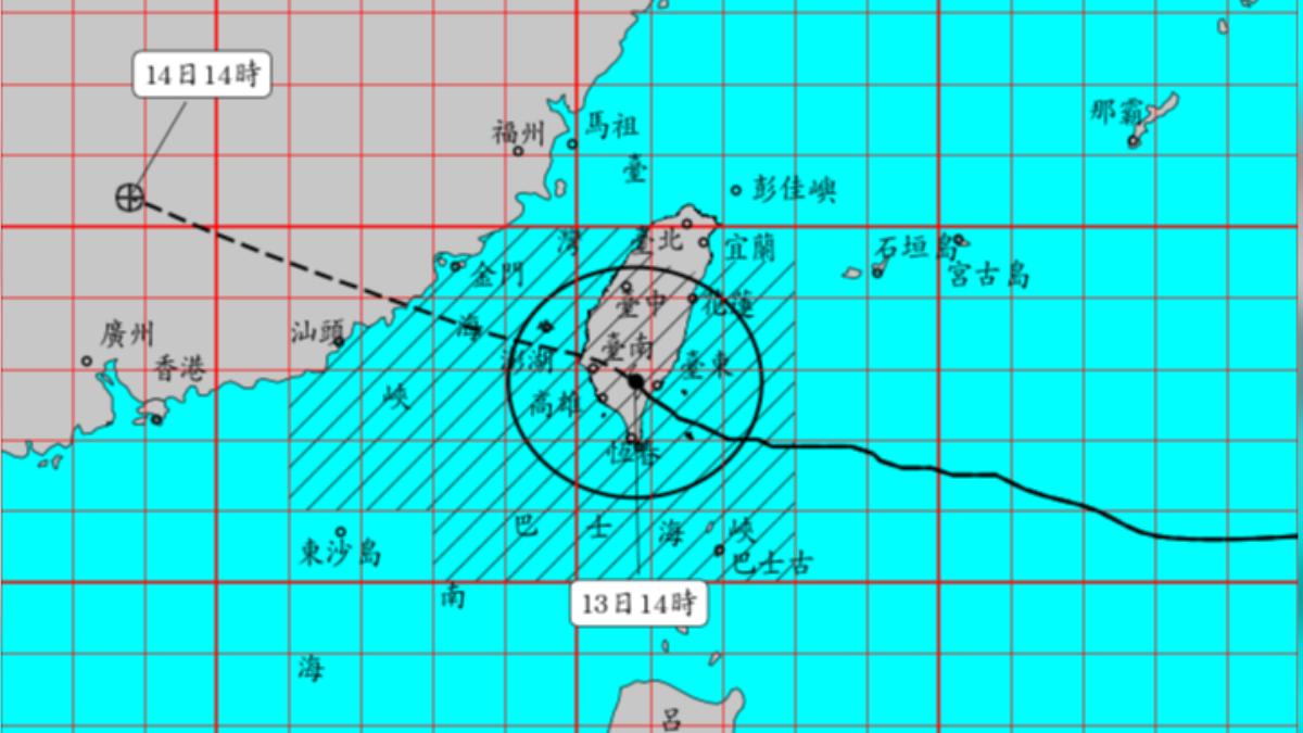 楊柳暴風圈壟罩南台灣 大豪雨狂炸高屏「18縣市豪大雨特報」