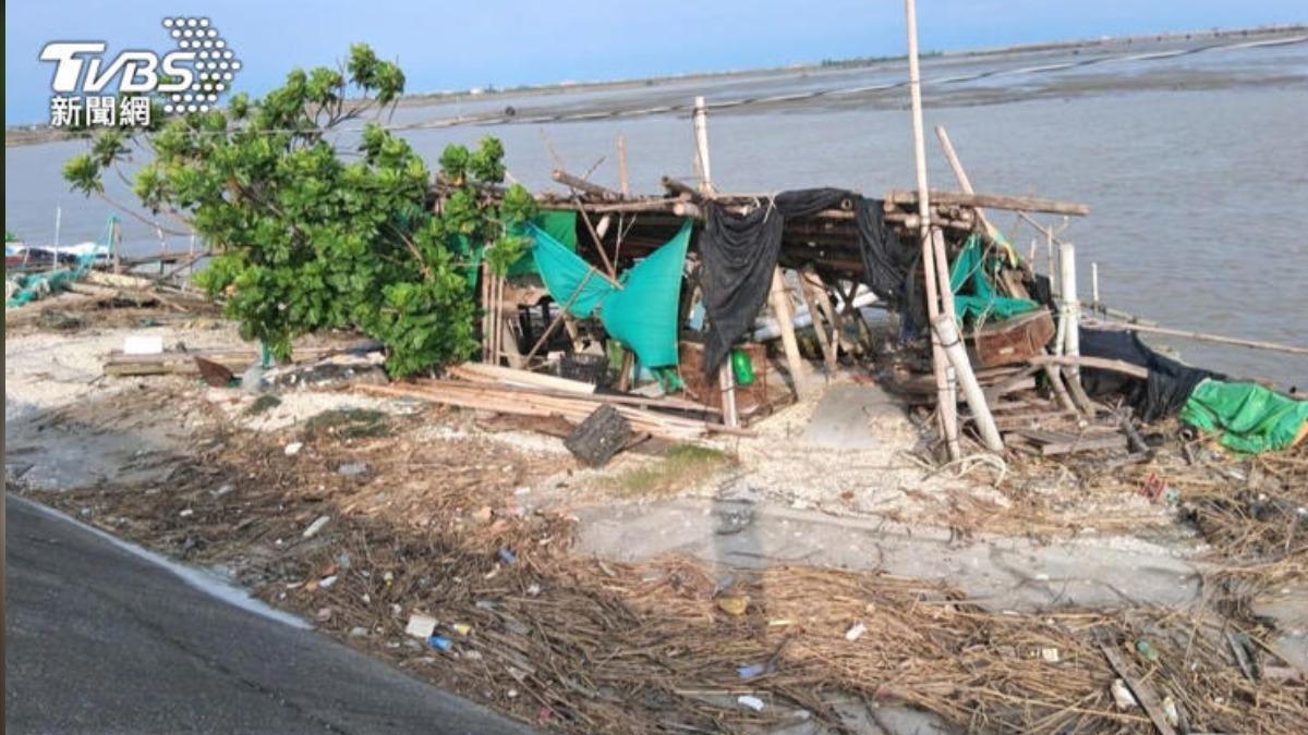 西南沿海地層下陷區,極端氣候高風險區。(圖/TVBS)