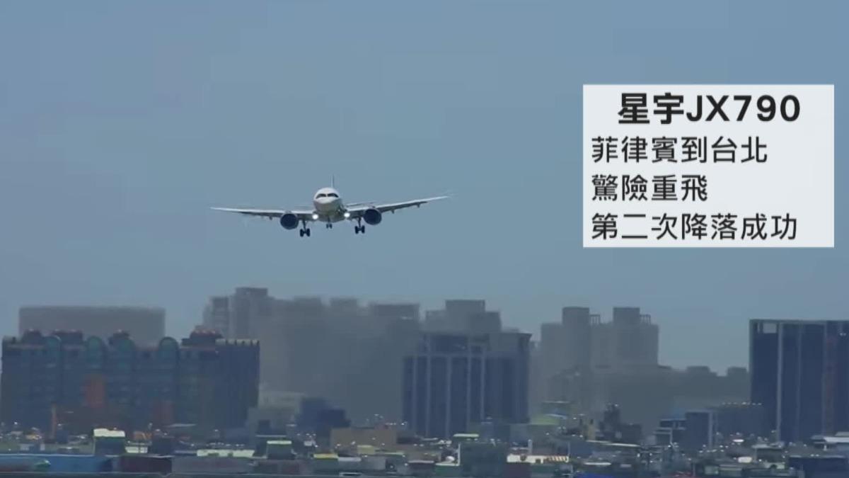 側風狂吹,需抓空檔降落,專家表示風切難掌握。(圖/翻攝自網路)