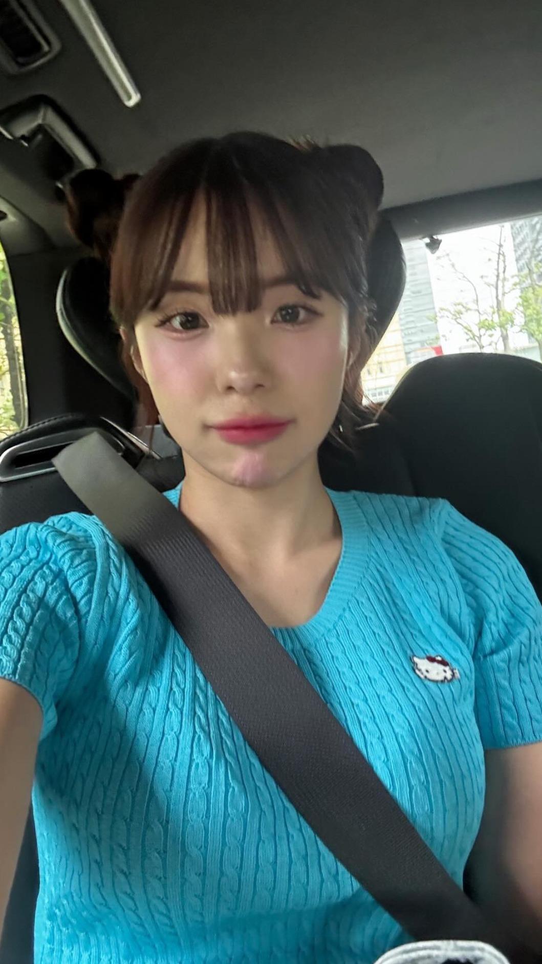 李多慧貼心提醒大家,颱風天回家路上要小心。(圖/翻攝自李多慧threads)