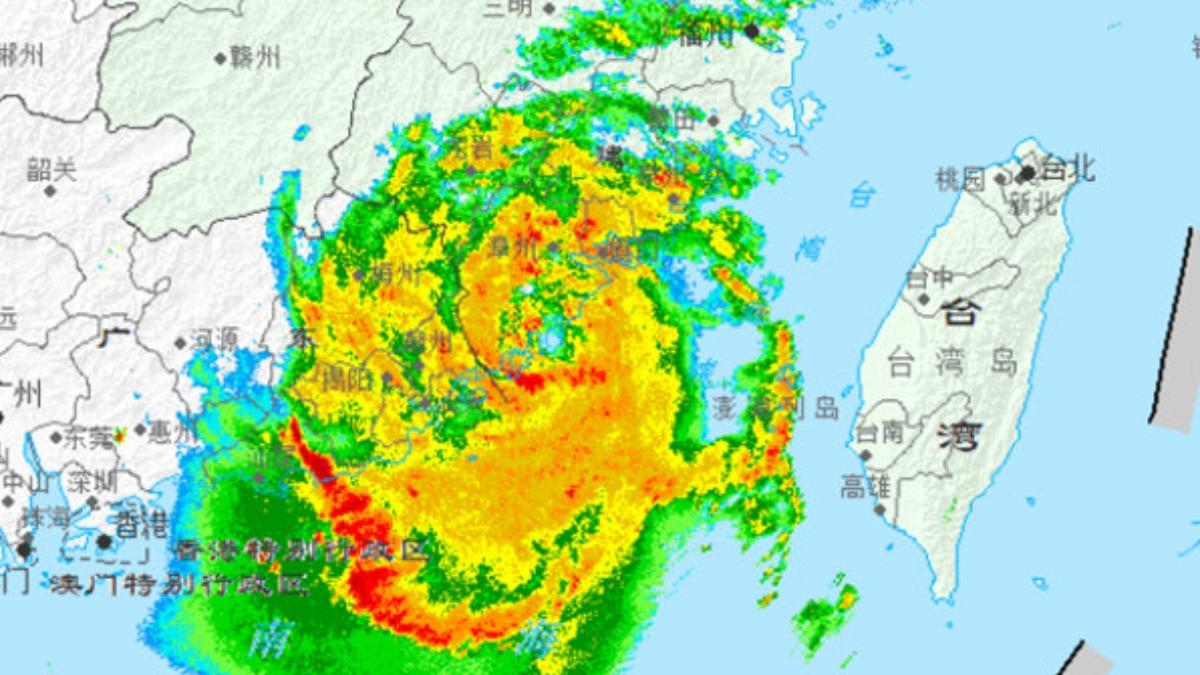 颱風/小鋼炮快閃!楊柳「二次登陸」福建 挾致災雨彈炸烈廣東