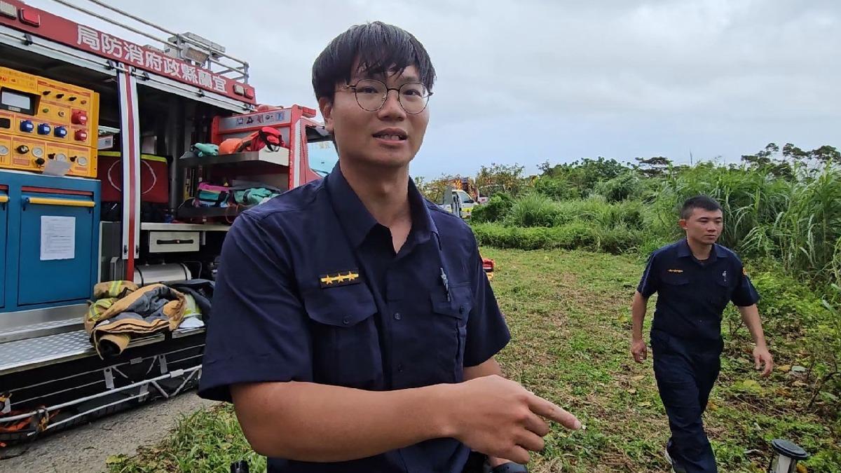 景觀咖啡廳旁墜坡 菜鳥警靠觀察力救人