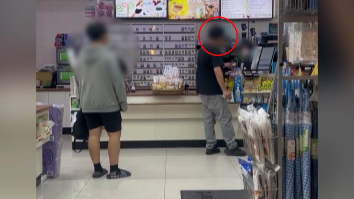 超商禁菸惹怒運將 「撒收據咆哮」畫面曝。(翻攝Threads)