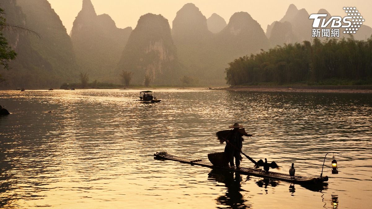 中國桂林漓江國家公園山水美麗。(圖／shutterstock 達志影像)