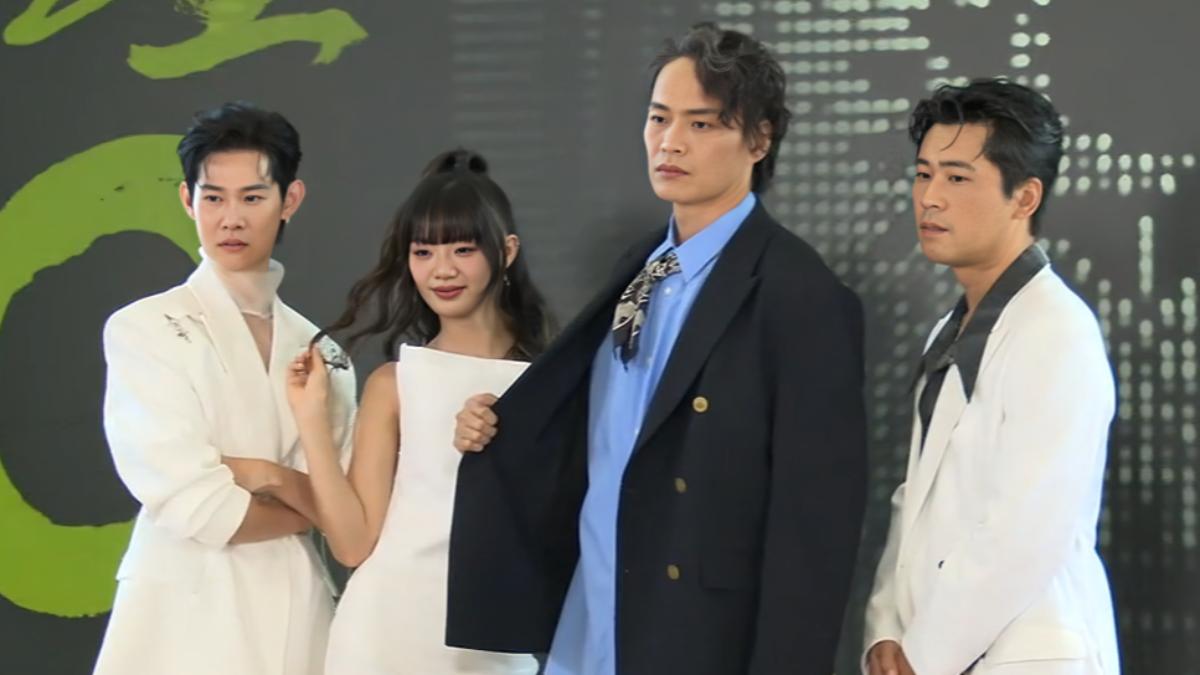 金鐘60星光主持陣容男帥女美,14日下午合體出席發布會。(圖/TVBS)
