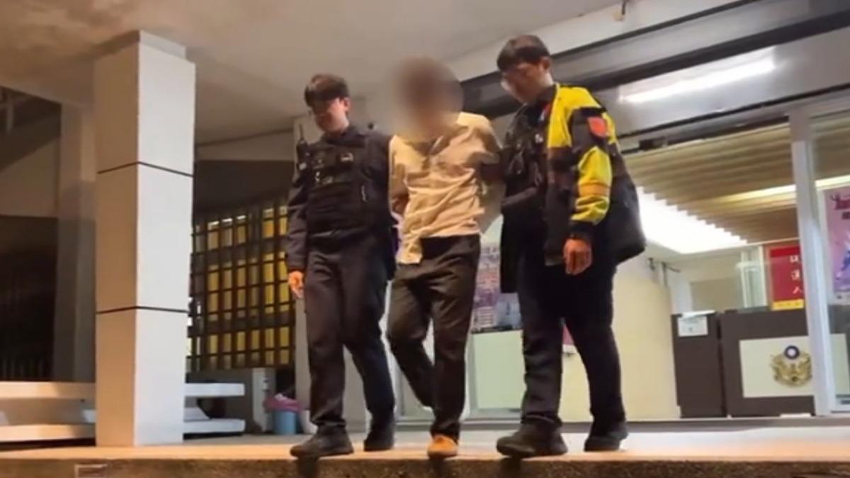 男涉嫌勒斃室友,傳訊息、擺毒品混淆檢警偵辦。(圖/TVBS)