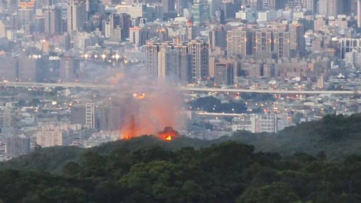 樹林大同山觸電引發熊熊大火!20歲男不幸身亡