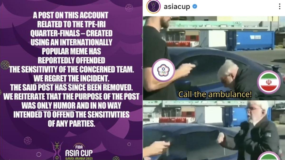 亞洲盃男籃/FIBA發哏圖嘲諷台灣挨轟 刪文道歉:無意冒犯