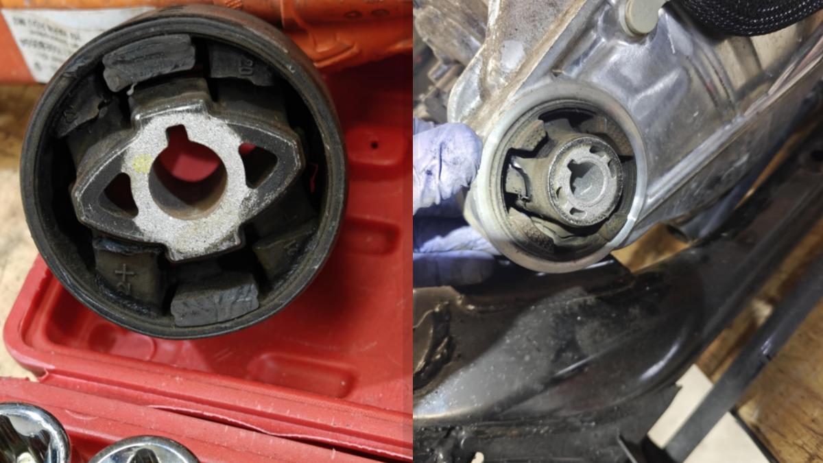不明抖動是因為馬達腳座(Motor Mounts)嚴重磨損。(圖/翻攝FB@EV Workz)