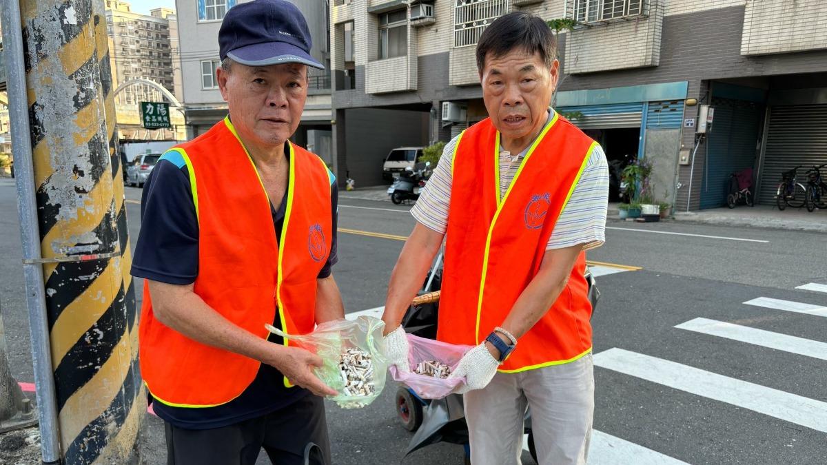 菸蒂遭隨意丟棄影響市容。(圖/翻攝自新竹市環保局官網)