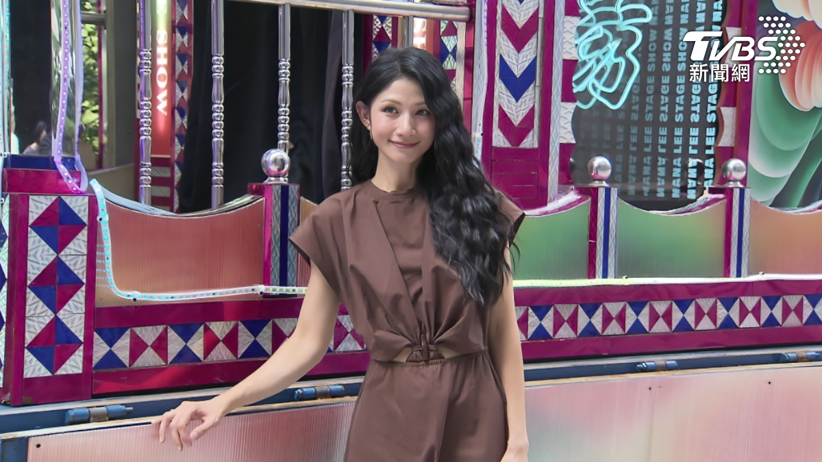 李千娜媒體巡禮來到TVBS。(圖/范宇宣攝)