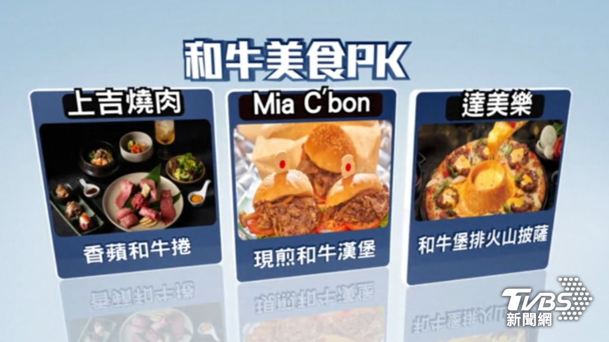 近期許多和牛新品美食紛紛亮相。(圖/TVBS)