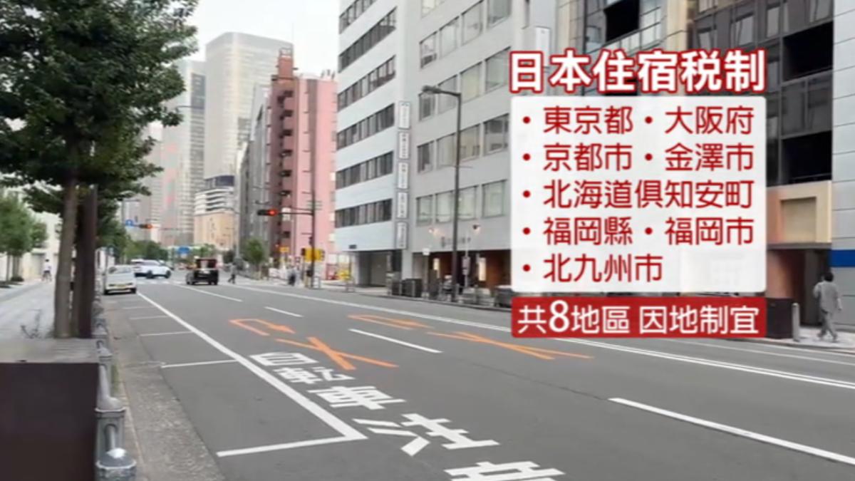 日本部分地區有收「住宿稅」。(圖/TVBS)
