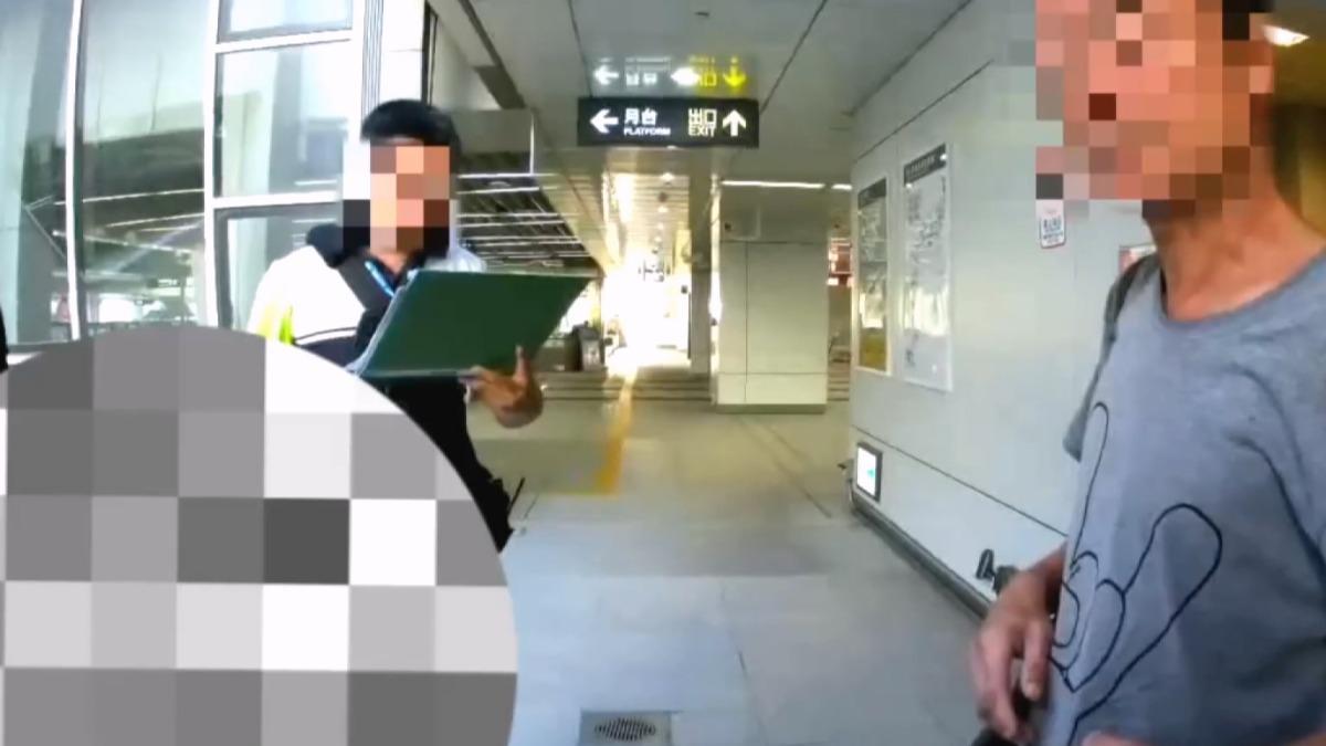 中捷手扶梯無故按停!男遭列「灰名單」鎖定 12天後被逮罰1萬。(圖/民眾提供)