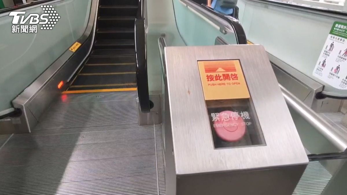 緊急停機鈕。(圖/TVBS)