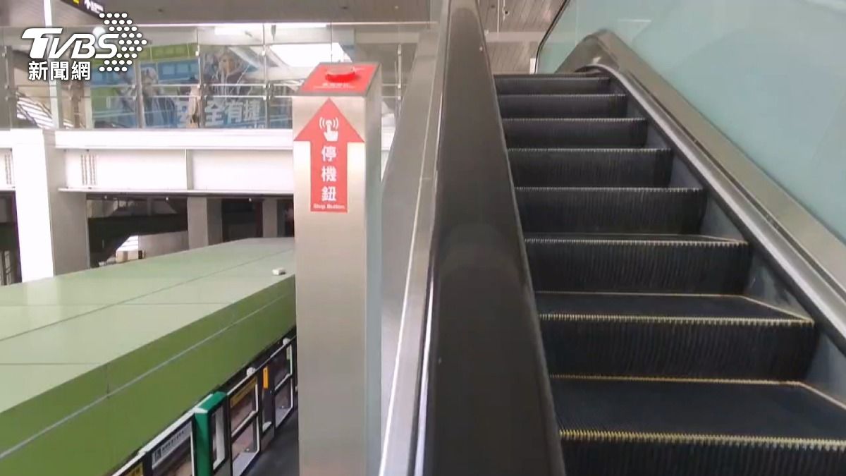 緊急停機鈕。(圖/TVBS)