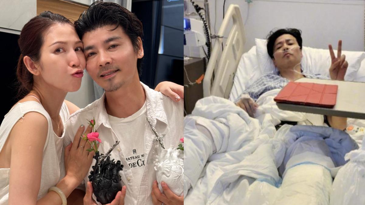 蔡少芬老公突發心臟病「差點死掉」!動刀後臉色蒼白暴瘦現身