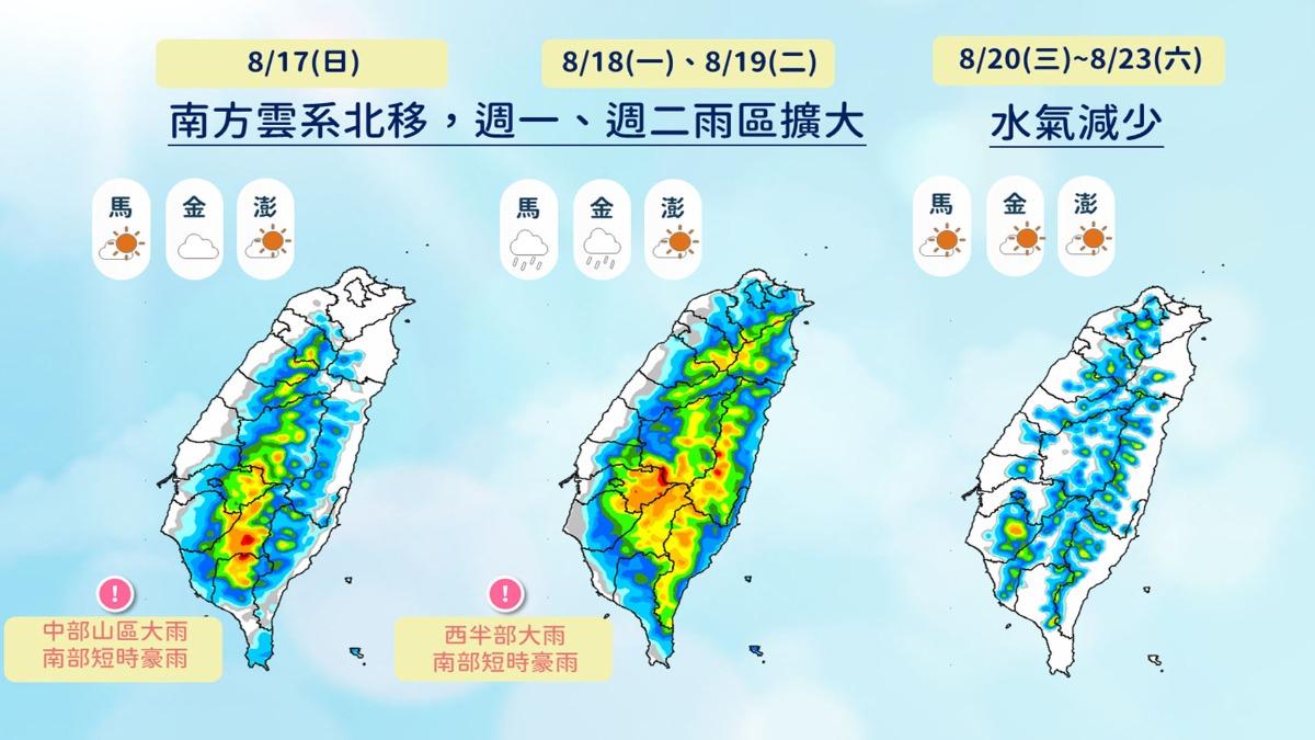 天氣-天氣預報-一週天氣-颱風動態-颱風最新動態