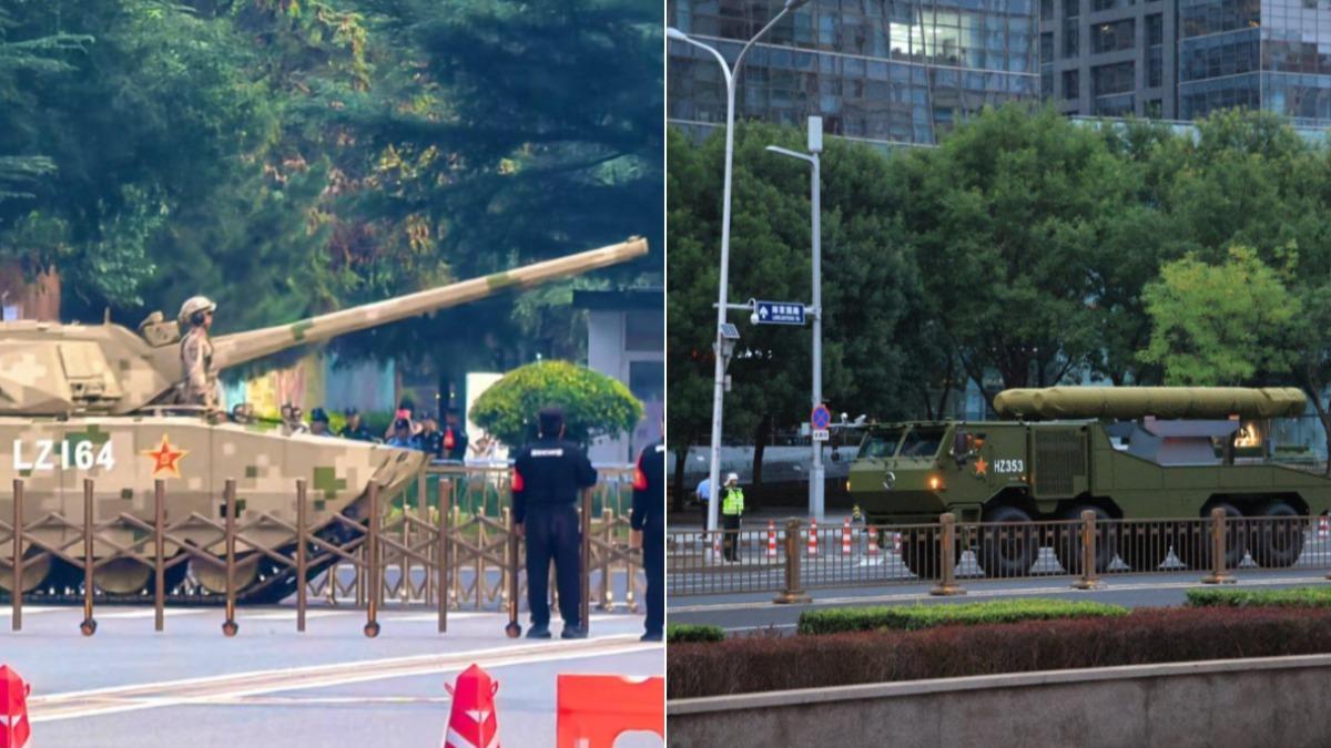 大量軍武曝光!陸排練「九三閱兵」 4萬人參與規模擴大