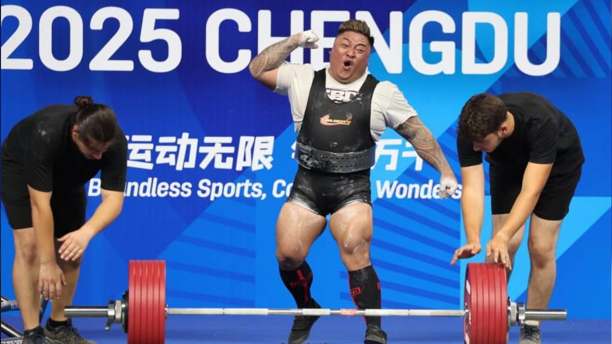 世運會/台灣健力之光!楊森破「世界紀錄」 為台摘下第5金
