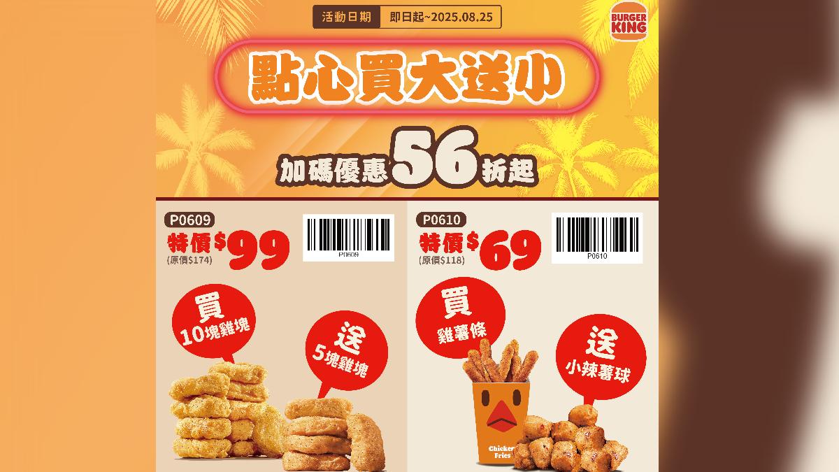 漢堡王優惠券。（圖／業者提供）