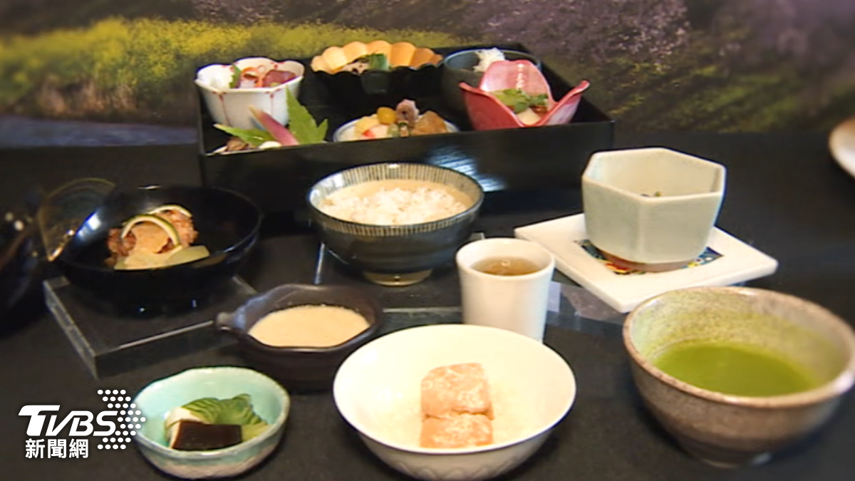 日本靜岡懷石料理來台客座。(圖/TVBS)