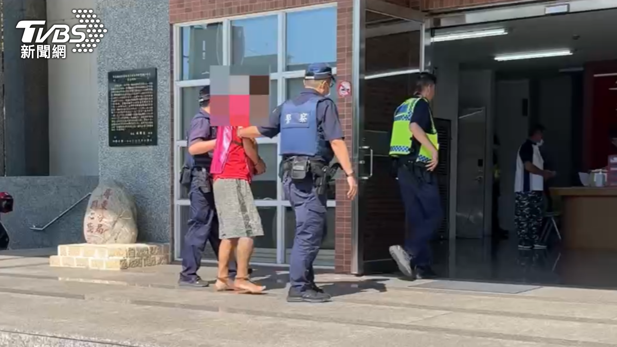 嫌犯當場逮捕,現在要被依殺人未遂法辦(圖/TVBS)