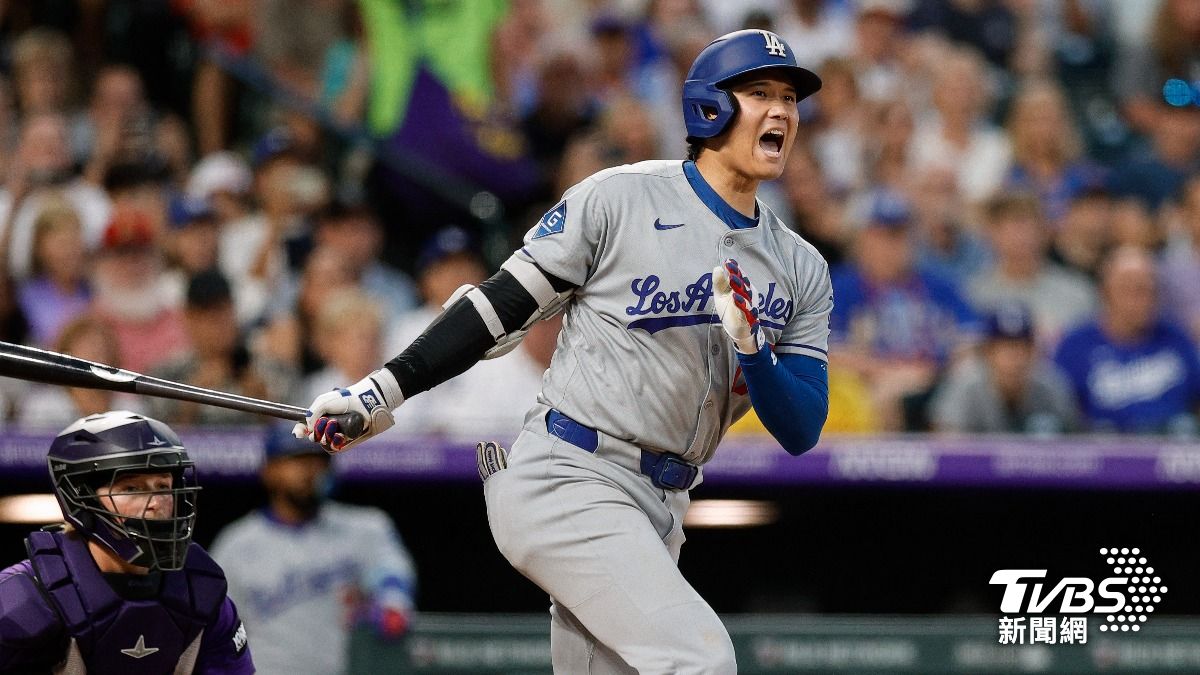 大谷翔平單場擊出2支安打。（圖／達志影像路透社）