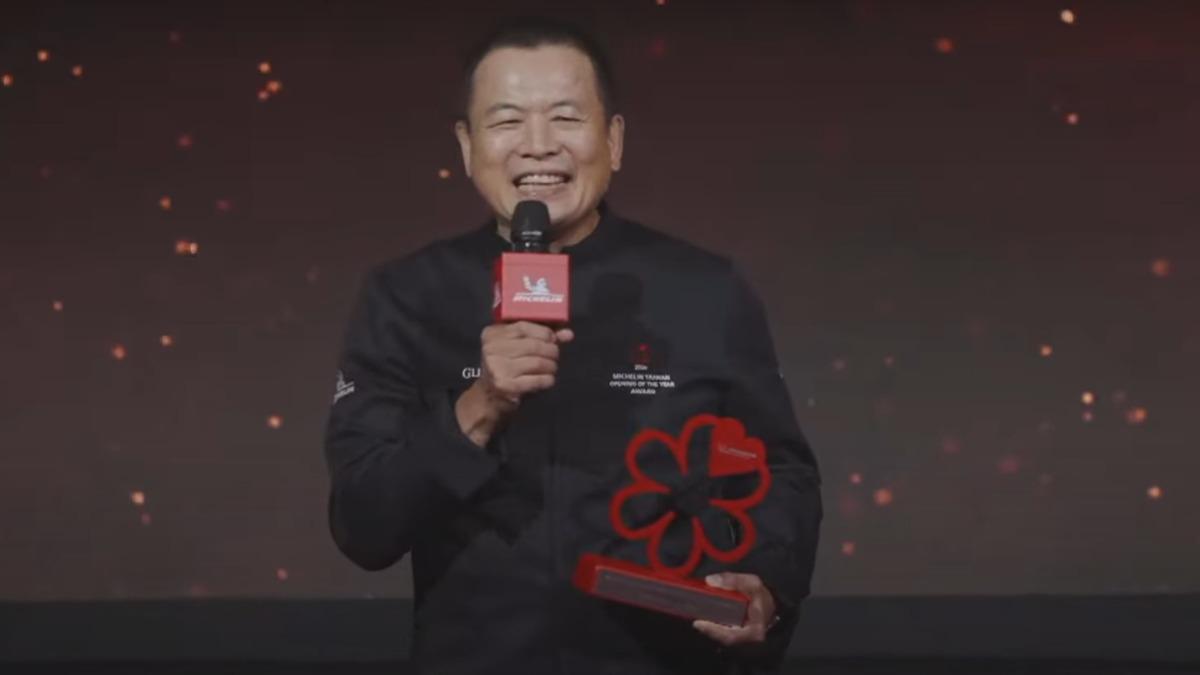 AMAZE 心宴主廚楊光宗。（圖／翻攝米其林直播）