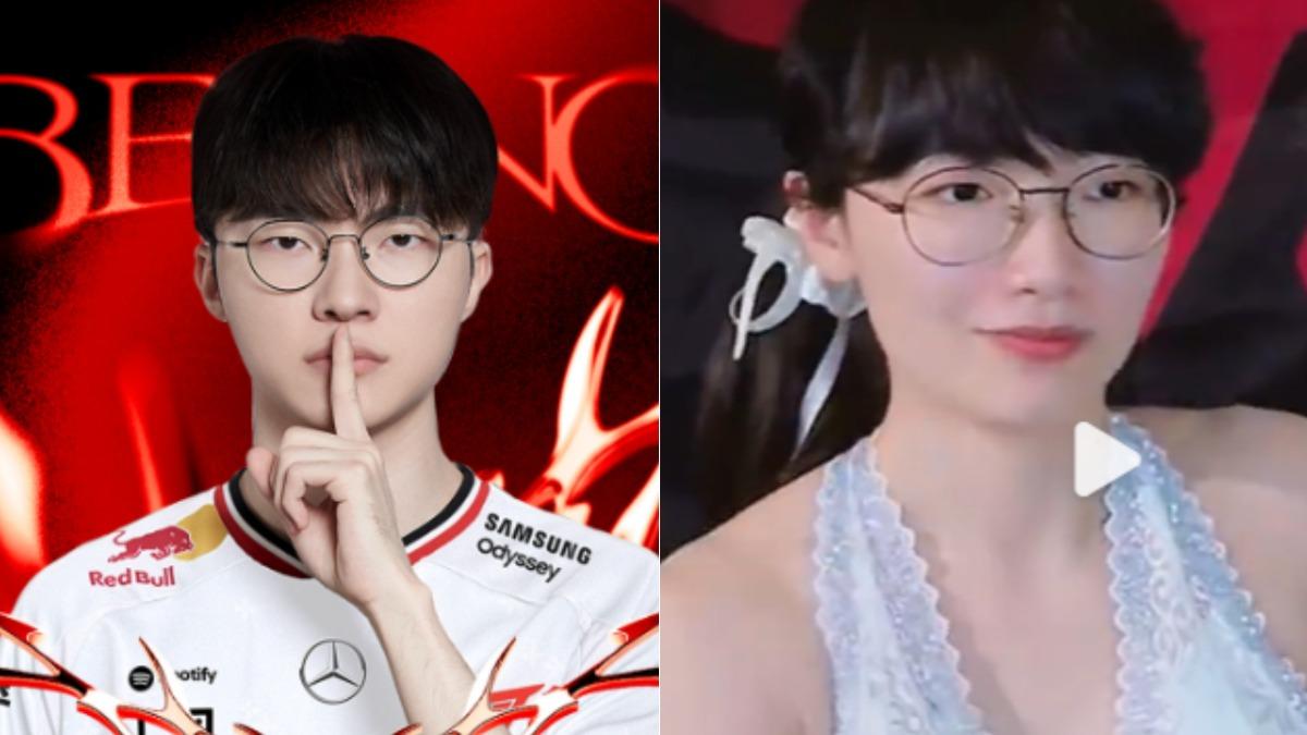 神似FAKER!陸女網紅穿T1制服跳女團舞 網驚:以為AI