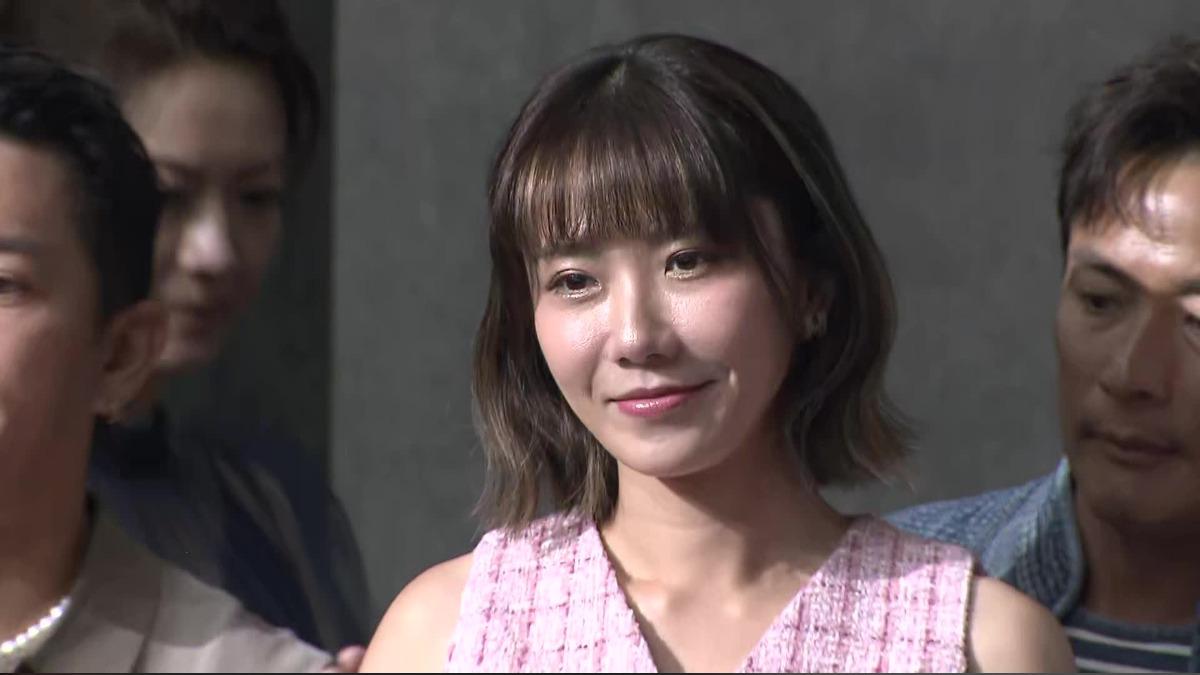 大牙離婚後首露面。（圖／TVBS）