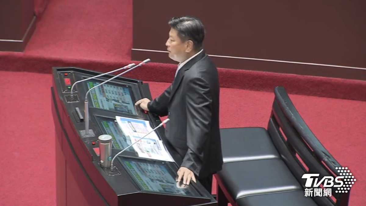 傅崐萁質詢卓榮泰（圖／TVBS資料畫面）