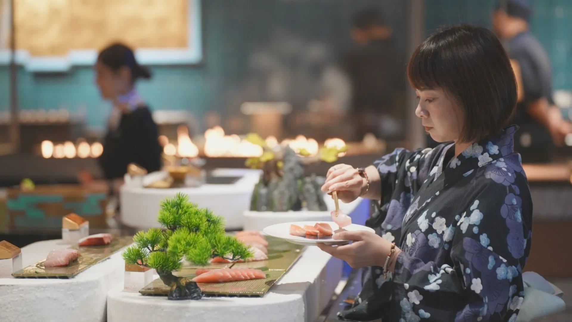 旭集主打日式料理吃到飽，擁有多種主題餐食供選擇。（圖／翻攝自FB旭集 和食集錦）