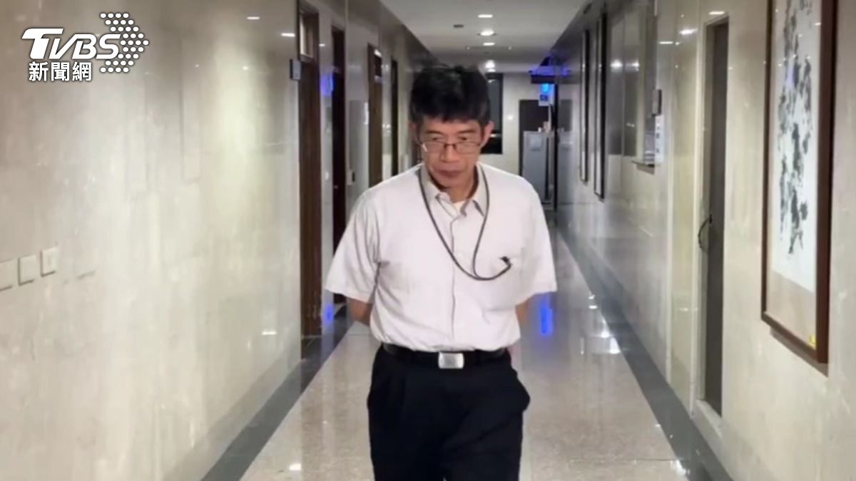 凌華總工程師楊朝棟30萬元交保。(圖/TVBS)