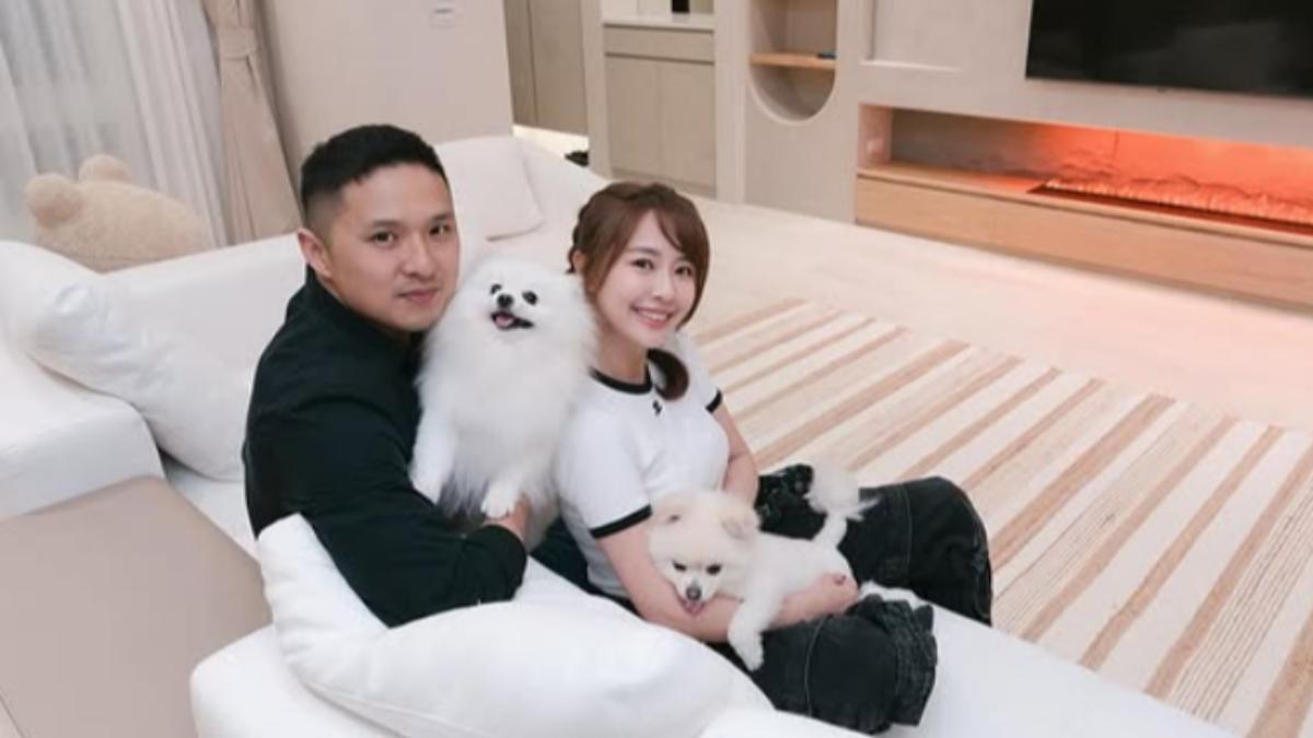 賴薇如去年和圈外男友邱樂偉結婚。(圖／翻攝自imdoris_1230 IG）