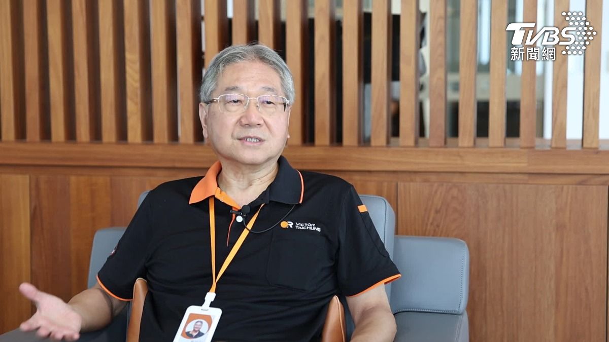 台中精機董事長黃明和。(圖／TVBS)