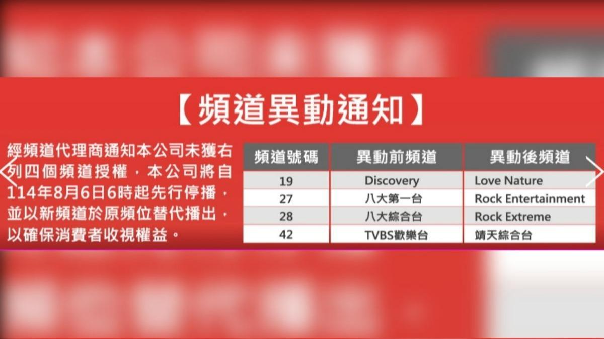 逾期未改!TBC違法停播4頻道影響62萬戶 NCC再罰245萬