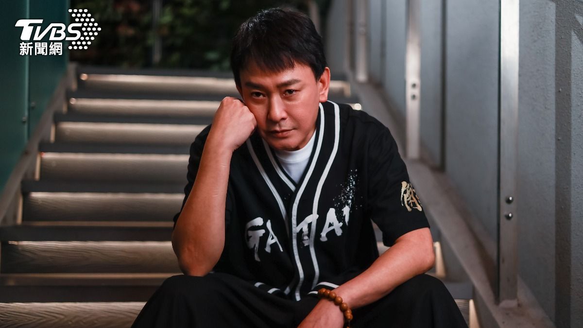 王識賢為《角頭-鬥陣欸》宣傳。(圖/記者趙世平攝)