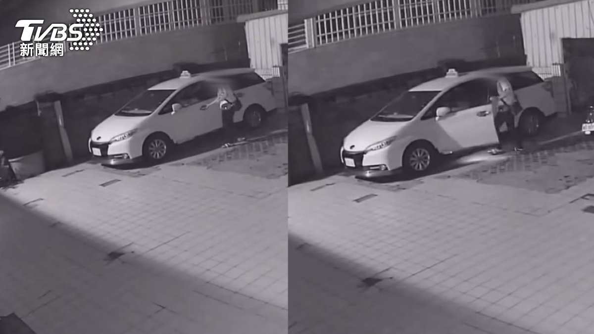 住在社區裡，有些車主不一定會鎖車門，一旦發現未上鎖的車輛，立刻搜刮財物。（圖／TVBS）