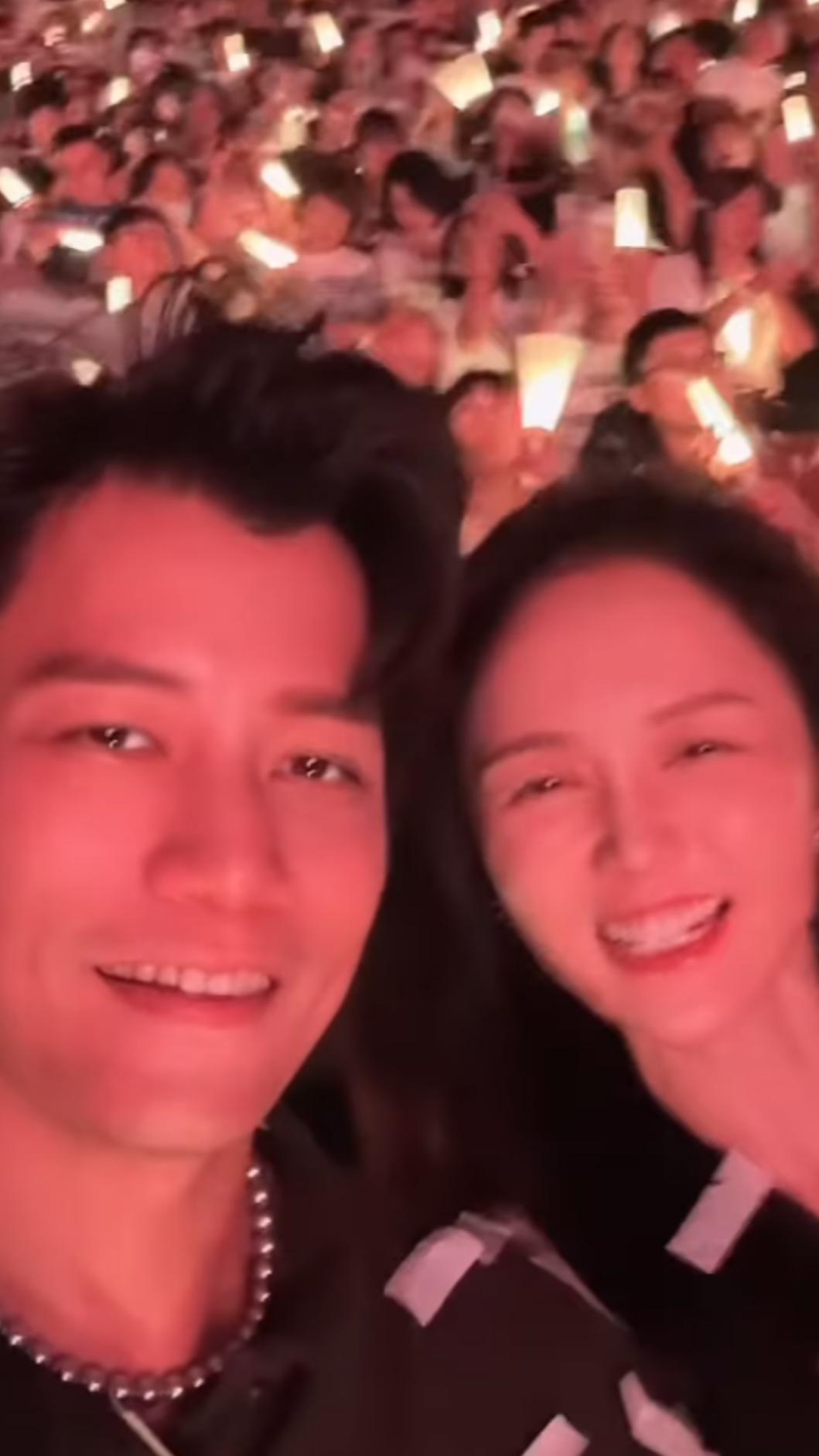 陳喬恩跟老公一起去看孫燕姿演唱會。(翻攝iam_joechenIG)
