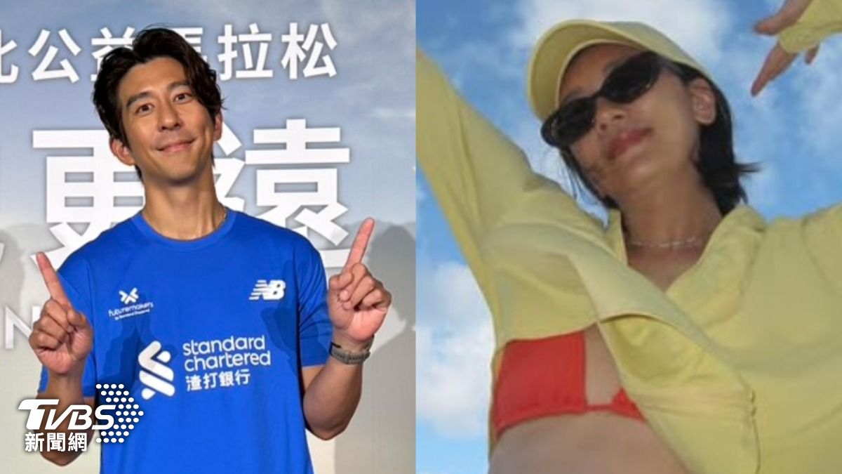 賈靜雯比基尼照流出!修杰楷笑回「沒注意大小」:該看都看過了