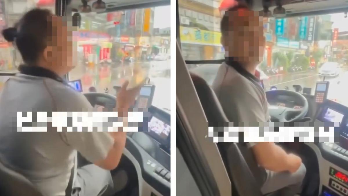 台中公車司機責備「手都舉不好」　女學生委屈回嗆　火爆現場曝