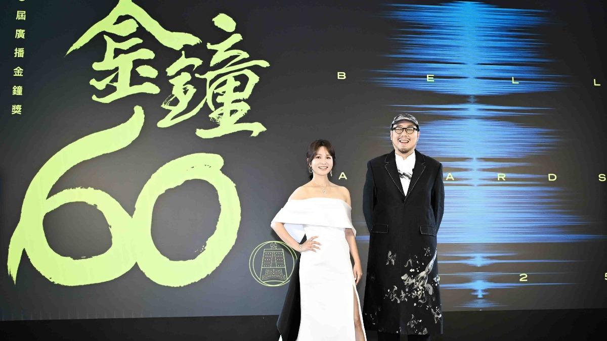 吳怡霈（左）和林哲修（Joseph Lin）今年將一同主持「第60屆廣播金鐘獎頒獎典禮」。（圖／三立提供）