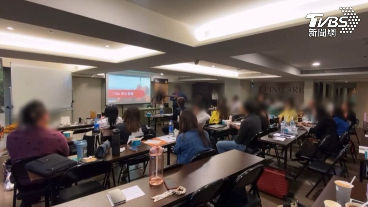 2位前總裁出面指控，直銷公司不斷壓榨下線，導致有年輕人貸款還不出來（圖／TVBS）