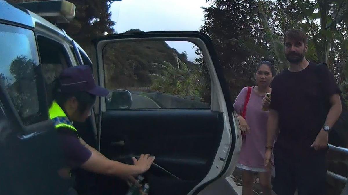 浪漫登山變驚魂!法越情侶竹子山迷路 警暖心救援