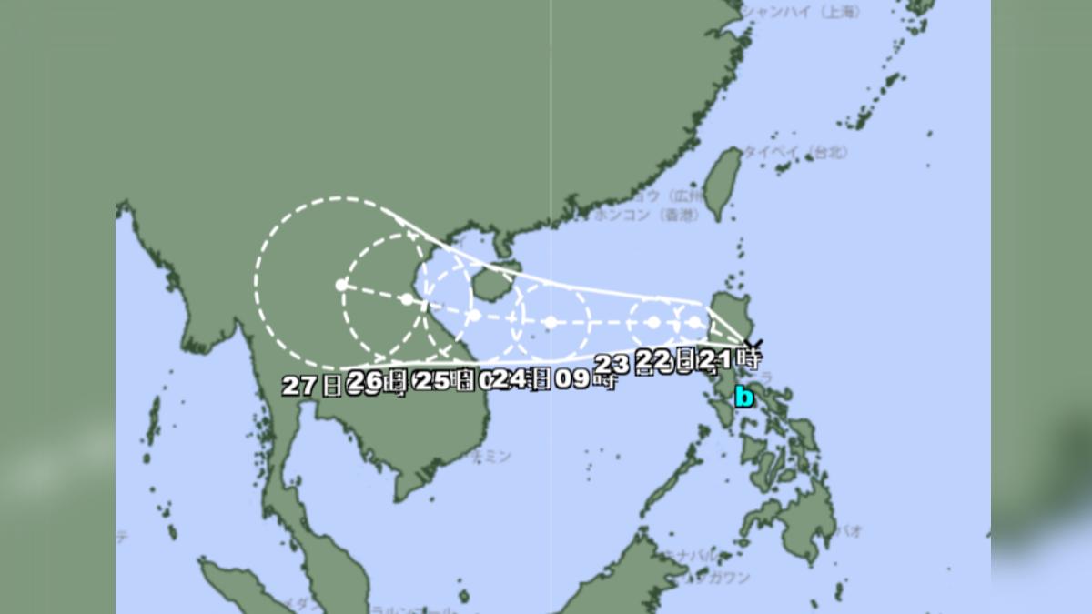 天氣/熱低壓生成!日氣象廳估「劍魚」明生成「直撲呂宋島」