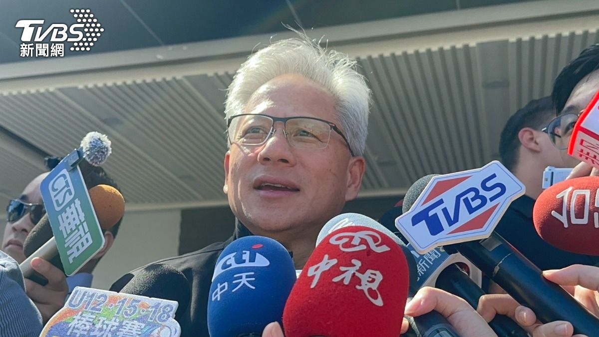黃仁勳提到,下一波AI革命將是機器人。(圖/蘇憶歡攝)