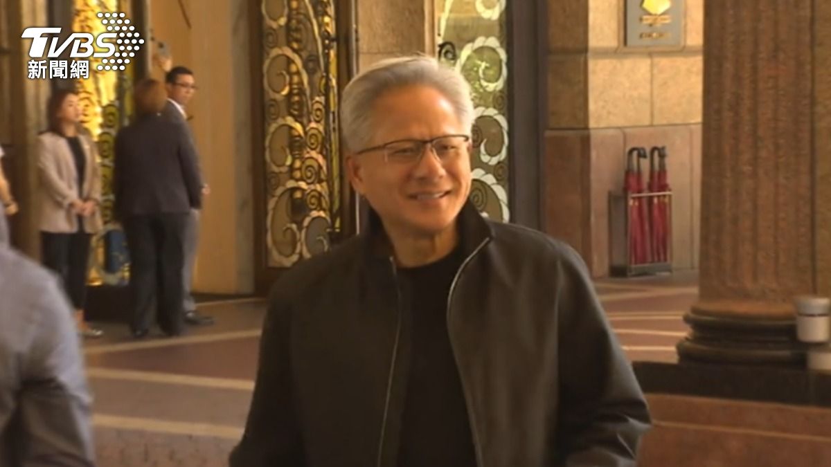 輝達執行長黃仁勳直言核能是一個好選擇。(圖/TVBS)