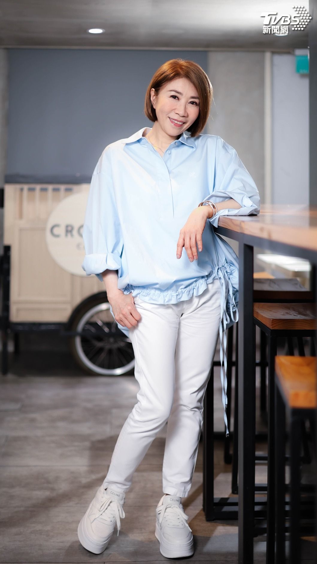 李翊君相當感謝老公和女兒的支持。(圖/張哲鳴攝)